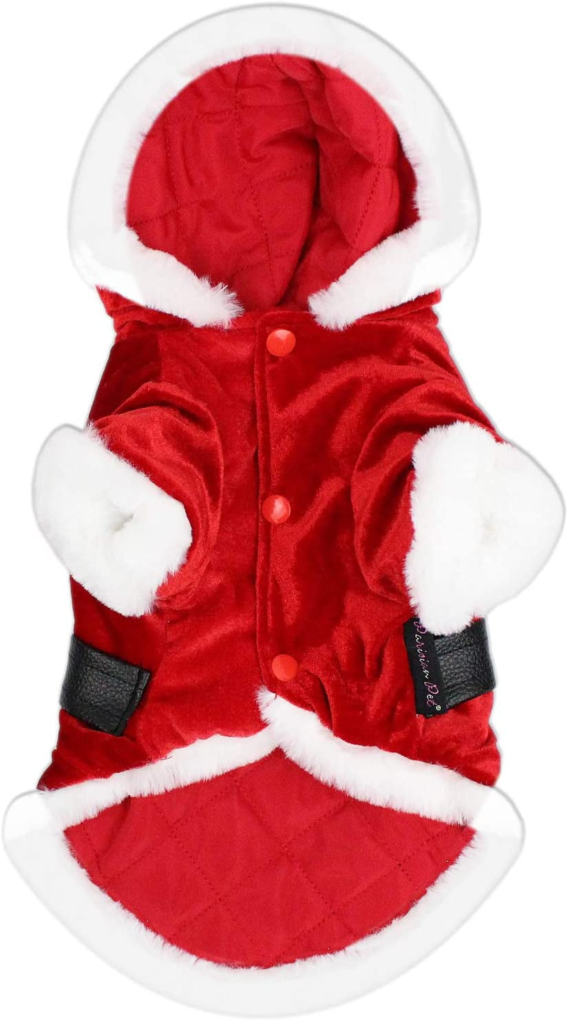 Dog Cat Pet Xmas Holiday Christmas Santa Claus Winter Hoodie, XL