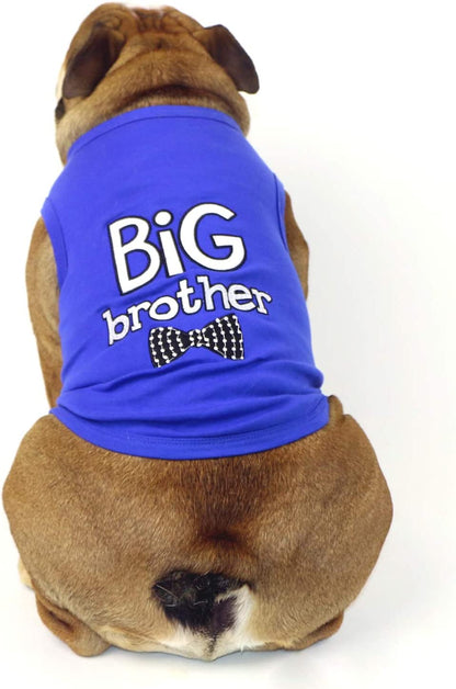 Dog Cat Clothes Tee Shirts Big Brother T-Shirt, XXS