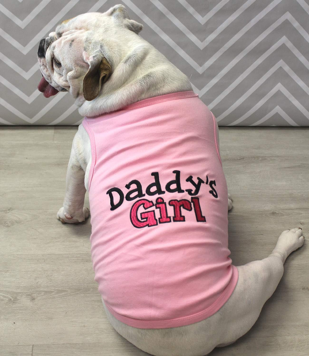 Dog Cat Clothes Tee Shirts Daddy'S Girl T-Shirt, L